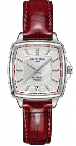 Certina DS Prime Lady Shape Silver C0283101642600 Certina DS Prime Lady Shape Silver C0283101642600