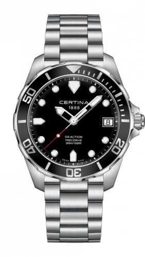 Certina DS Action Diver PreciDrive Stainless Steel / Black / Bracelet C032.410.11.051.00 Certina DS Action Diver PreciDrive Stainless Steel / Black / Bracelet C032.410.11.051.00