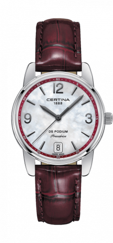 Certina DS Podium 33 Stainless Steel / MOP / Strap C034.210.16.427.00 Certina DS Podium 33 Stainless Steel / MOP / Strap C034.210.16.427.00
