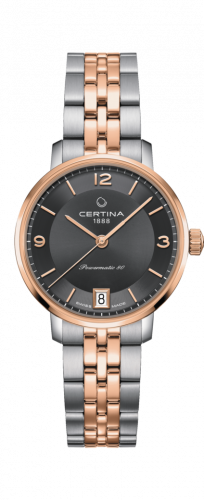 Certina DS Caimano Powermatic 80 Stainless Steel / Rose Gold PVD / Grey / Bracelet C035.207.22.087.01 Certina DS Caimano Powermatic 80 Stainless Steel / Rose Gold PVD / Grey / Bracelet C035.207.22.087.01