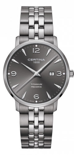 Certina DS Caimano 39 Titanium / Grey / Bracelet C035.410.44.087.00 Certina DS Caimano 39 Titanium / Grey / Bracelet C035.410.44.087.00