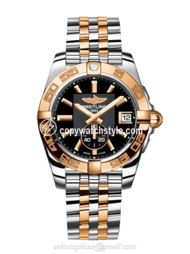 Breitling Galactic 36 Automatic Stainless Steel / Rose Gold / Volcano Black / Bracelet C37330121B1C1 Breitling Galactic 36 Automatic Stainless Steel / Rose Gold / Volcano Black / Bracelet C37330121B1C1