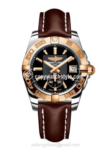 Breitling Galactic 36 Automatic Stainless Steel / Rose Gold / Volcano Black / Calf C3733012/BA54/416X/A16BA.1