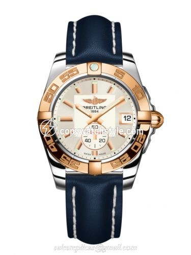 Breitling Galactic 36 Automatic Stainless Steel / Rose Gold / Stratus Silver / Calf C3733012/G714/194X/A16BA.1 Breitling Galactic 36 Automatic Stainless Steel / Rose Gold / Stratus Silver / Calf C3733012/G714/194X/A16BA.1