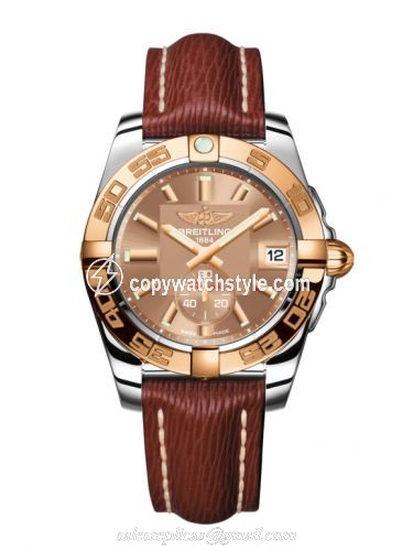Breitling Galactic 36 Automatic Stainless Steel / Rose Gold / Copperhead Bronze / Sahara C3733012/Q584/216X/A16BA.1 Breitling Galactic 36 Automatic Stainless Steel / Rose Gold / Copperhead Bronze / Sahara C3733012/Q584/216X/A16BA.1
