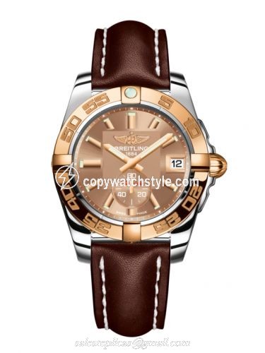 Breitling Galactic 36 Automatic Stainless Steel / Rose Gold / Copperhead Bronze / Calf C3733012/Q584/416X/A16BA.1