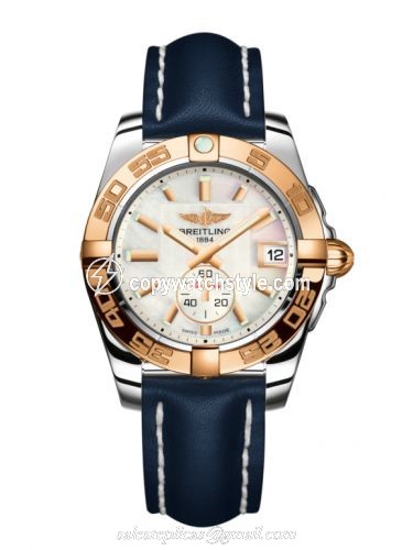 Breitling Galactic 36 Automatic Stainless Steel / Rose Gold / Pearl / Calf C3733012/A724/194X/A16BA.1 Breitling Galactic 36 Automatic Stainless Steel / Rose Gold / Pearl / Calf C3733012/A724/194X/A16BA.1