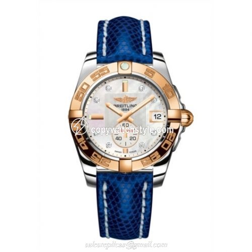 Breitling Galactic 36 Automatic Stainless Steel / Rose Gold / Pearl Diamond / Teju C3733012/A725/112Z/A16BA.1 Breitling Galactic 36 Automatic Stainless Steel / Rose Gold / Pearl Diamond / Teju C3733012/A725/112Z/A16BA.1
