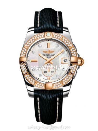 Breitling Galactic 36 Automatic Stainless Steel / Rose Gold / Diamond / Pearl Diamond / Sahara C3733053.A725.215X Breitling Galactic 36 Automatic Stainless Steel / Rose Gold / Diamond / Pearl Diamond / Sahara C3733053.A725.215X