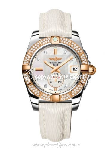 Breitling Galactic 36 Automatic Stainless Steel / Rose Gold / Diamond / Pearl Diamond / Sahara C3733053.A725.236X Breitling Galactic 36 Automatic Stainless Steel / Rose Gold / Diamond / Pearl Diamond / Sahara C3733053.A725.236X