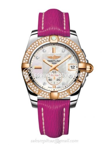 Breitling Galactic 36 Automatic Stainless Steel / Rose Gold / Diamond / Pearl Diamond / Sahara C3733053.A725.242X Breitling Galactic 36 Automatic Stainless Steel / Rose Gold / Diamond / Pearl Diamond / Sahara C3733053.A725.242X