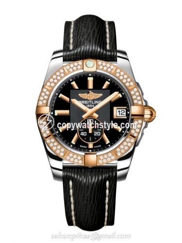 Breitling Galactic 36 Automatic Stainless Steel / Rose Gold / Diamond / Volcano Black / Sahara C3733053.BA54.213X Breitling Galactic 36 Automatic Stainless Steel / Rose Gold / Diamond / Volcano Black / Sahara C3733053.BA54.213X