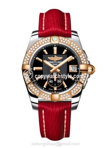 Breitling Galactic 36 Automatic Stainless Steel / Rose Gold / Diamond / Volcano Black / Sahara C3733053.BA54.214X Breitling Galactic 36 Automatic Stainless Steel / Rose Gold / Diamond / Volcano Black / Sahara C3733053.BA54.214X
