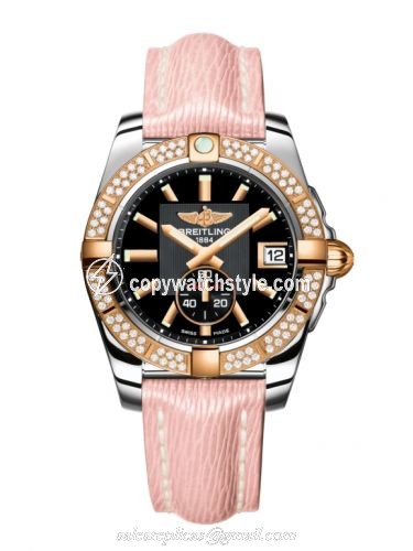 Breitling Galactic 36 Automatic Stainless Steel / Rose Gold / Diamond / Volcano Black / Sahara C3733053.BA54.239X Breitling Galactic 36 Automatic Stainless Steel / Rose Gold / Diamond / Volcano Black / Sahara C3733053.BA54.239X