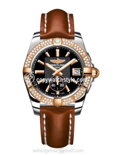 Breitling Galactic 36 Automatic Stainless Steel / Rose Gold / Diamond / Volcano Black / Calf C3733053.BA54.412X Breitling Galactic 36 Automatic Stainless Steel / Rose Gold / Diamond / Volcano Black / Calf C3733053.BA54.412X