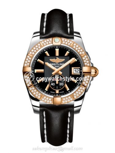 Breitling Galactic 36 Automatic Stainless Steel / Rose Gold / Diamond / Volcano Black / Calf C3733053.BA54.414X Breitling Galactic 36 Automatic Stainless Steel / Rose Gold / Diamond / Volcano Black / Calf C3733053.BA54.414X