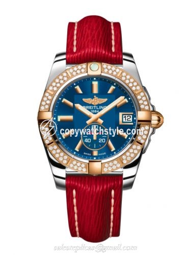 Breitling Galactic 36 Automatic Stainless Steel / Rose Gold / Diamond / Gun Blue / Sahara C3733053.C831.214X Breitling Galactic 36 Automatic Stainless Steel / Rose Gold / Diamond / Gun Blue / Sahara C3733053.C831.214X