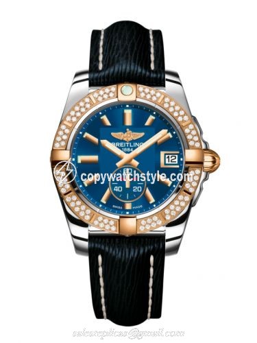 Breitling Galactic 36 Automatic Stainless Steel / Rose Gold / Diamond / Gun Blue / Sahara C3733053.C831.215X Breitling Galactic 36 Automatic Stainless Steel / Rose Gold / Diamond / Gun Blue / Sahara C3733053.C831.215X