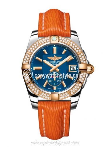 Breitling Galactic 36 Automatic Stainless Steel / Rose Gold / Diamond / Gun Blue / Sahara C3733053.C831.217X Breitling Galactic 36 Automatic Stainless Steel / Rose Gold / Diamond / Gun Blue / Sahara C3733053.C831.217X