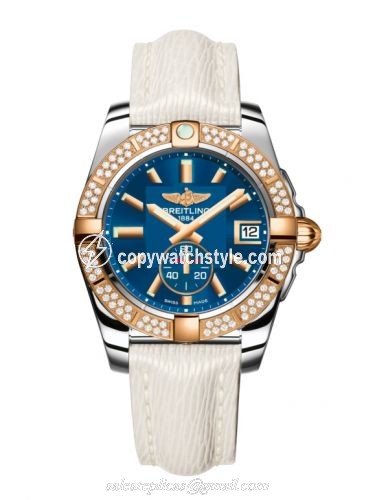 Breitling Galactic 36 Automatic Stainless Steel / Rose Gold / Diamond / Gun Blue / Sahara C3733053.C831.236X