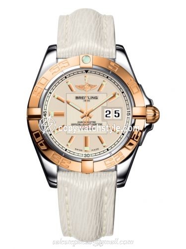 Breitling Galactic 41 Stainless Steel / Rose Gold / Sierra Silver / Sahara C49350L2.G701.237X Breitling Galactic 41 Stainless Steel / Rose Gold / Sierra Silver / Sahara C49350L2.G701.237X