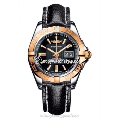 Breitling Galactic 41 Stainless Steel / Rose Gold / Trophy Black / Teju C49350L2.BA09.145Z Breitling Galactic 41 Stainless Steel / Rose Gold / Trophy Black / Teju C49350L2.BA09.145Z