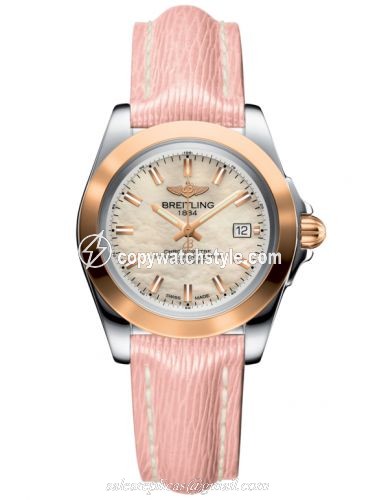 Breitling Galactic 32 Sleek Edition Stainless Steel / Rose Gold / Pearl / Sahara C7133012/A802/238X/A14BA.1 Breitling Galactic 32 Sleek Edition Stainless Steel / Rose Gold / Pearl / Sahara C7133012/A802/238X/A14BA.1