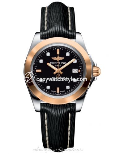 Breitling Galactic 32 Sleek Edition Stainless Steel / Rose Gold / Trophy Black Diamond / Sahara C7133012/BF64/208X/A14BA.1 Breitling Galactic 32 Sleek Edition Stainless Steel / Rose Gold / Trophy Black Diamond / Sahara C7133012/BF64/208X/A14BA.1