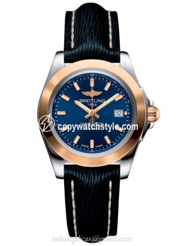 Breitling Galactic 32 Sleek Edition Stainless Steel / Rose Gold / Horizon Blue / Sahara C7133012/BF65/210X/A14BA.1