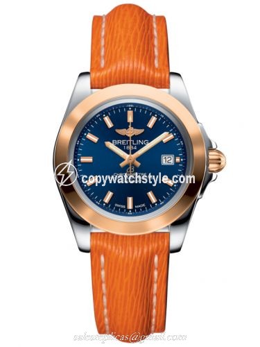 Breitling Galactic 32 Sleek Edition Stainless Steel / Rose Gold / Horizon Blue / Sahara C7133012/C952/212X/A14BA.1 Breitling Galactic 32 Sleek Edition Stainless Steel / Rose Gold / Horizon Blue / Sahara C7133012/C952/212X/A14BA.1