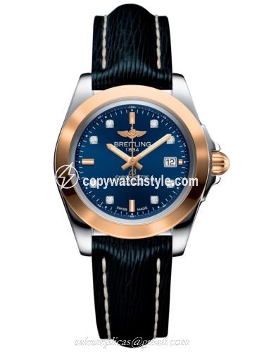 Breitling Galactic 32 Sleek Edition Stainless Steel / Rose Gold / Horizon Blue Diamond / Sahara C7133012/C952/210X/A14BA.1 Breitling Galactic 32 Sleek Edition Stainless Steel / Rose Gold / Horizon Blue Diamond / Sahara C7133012/C952/210X/A14BA.1