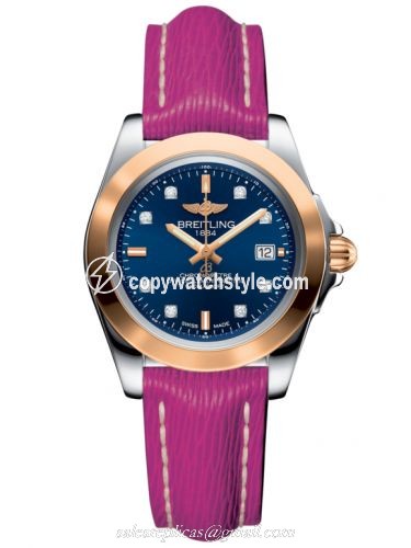 Breitling Galactic 32 Sleek Edition Stainless Steel / Rose Gold / Horizon Blue Diamond / Sahara C7133012/C967/241X/A14BA.1 Breitling Galactic 32 Sleek Edition Stainless Steel / Rose Gold / Horizon Blue Diamond / Sahara C7133012/C967/241X/A14BA.1