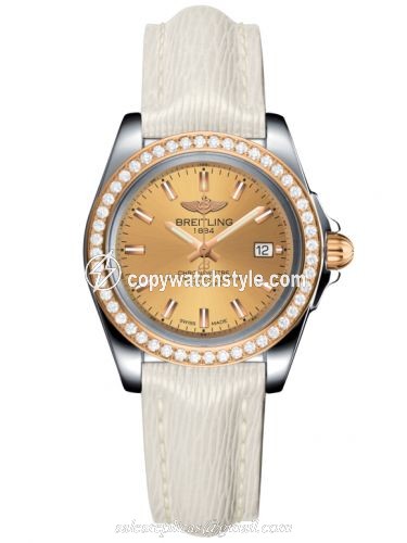 Breitling Galactic 32 Sleek Edition Stainless Steel / Rose Gold / Diamond / Golden Sun / Sahara C7133053/H549/235X/A14BA.1