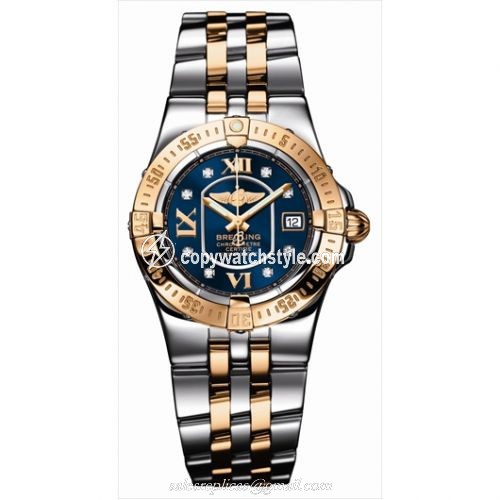 Breitling Starliner 2008 Two Tone Rose / Blue C7134012.C772 Breitling Starliner 2008 Two Tone Rose / Blue C7134012.C772