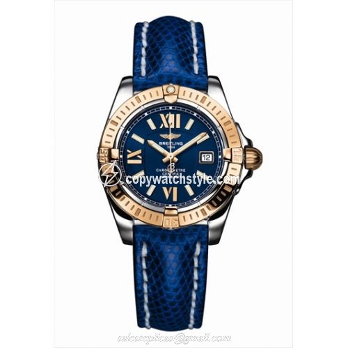 Breitling Cockpit Lady Gold Bezel / Blue / Teju C7135612.C754 Breitling Cockpit Lady Gold Bezel / Blue / Teju C7135612.C754