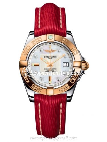 Breitling Galactic 32 Stainless Steel / Rose Gold / Pearl Diamond / Sahara C71356L2.A712.209X Breitling Galactic 32 Stainless Steel / Rose Gold / Pearl Diamond / Sahara C71356L2.A712.209X