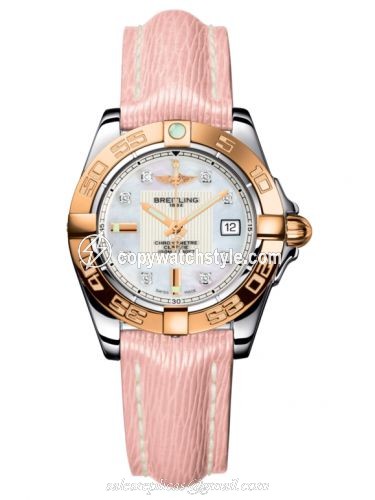 Breitling Galactic 32 Stainless Steel / Rose Gold / Pearl Diamond / Sahara C71356L2.A712.238X Breitling Galactic 32 Stainless Steel / Rose Gold / Pearl Diamond / Sahara C71356L2.A712.238X