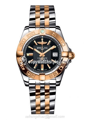 Breitling Galactic 32 Stainless Steel / Rose Gold / Trophy Black / Bracelet C71356L2.BA12.367C Breitling Galactic 32 Stainless Steel / Rose Gold / Trophy Black / Bracelet C71356L2.BA12.367C