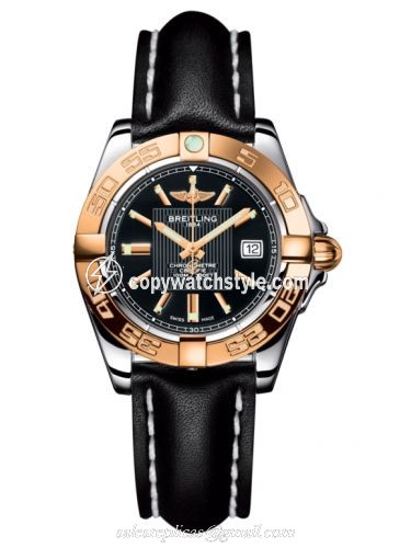 Breitling Galactic 32 Stainless Steel / Rose Gold / Trophy Black / Calf C71356L2.BA12.408X Breitling Galactic 32 Stainless Steel / Rose Gold / Trophy Black / Calf C71356L2.BA12.408X