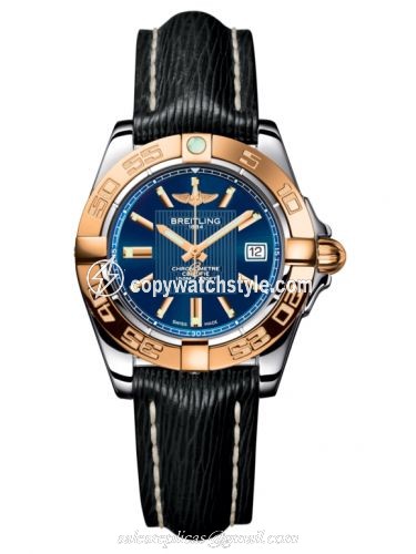 Breitling Galactic 32 Stainless Steel / Rose Gold / Metallica Blue / Sahara C71356L2.C813.208X Breitling Galactic 32 Stainless Steel / Rose Gold / Metallica Blue / Sahara C71356L2.C813.208X