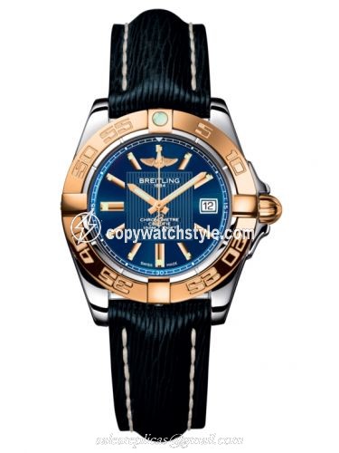 Breitling Galactic 32 Stainless Steel / Rose Gold / Metallica Blue / Sahara C71356L2.C813.210X Breitling Galactic 32 Stainless Steel / Rose Gold / Metallica Blue / Sahara C71356L2.C813.210X