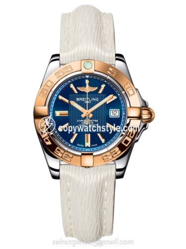 Breitling Galactic 32 Stainless Steel / Rose Gold / Metallica Blue / Sahara C71356L2.C813.235X