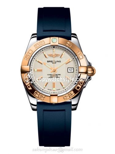 Breitling Galactic 32 Stainless Steel / Rose Gold / Sierra Silver / Rubber C71356L2.G704.141S Breitling Galactic 32 Stainless Steel / Rose Gold / Sierra Silver / Rubber C71356L2.G704.141S