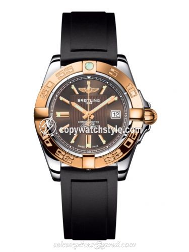 Breitling Galactic 32 Stainless Steel / Rose Gold / Solar Bronze / Rubber C71356L2.Q581.133S Breitling Galactic 32 Stainless Steel / Rose Gold / Solar Bronze / Rubber C71356L2.Q581.133S