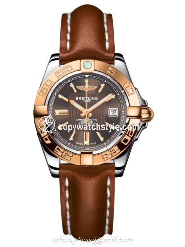 Breitling Galactic 32 Stainless Steel / Rose Gold / Solar Bronze / Calf C71356L2.Q581.406X Breitling Galactic 32 Stainless Steel / Rose Gold / Solar Bronze / Calf C71356L2.Q581.406X