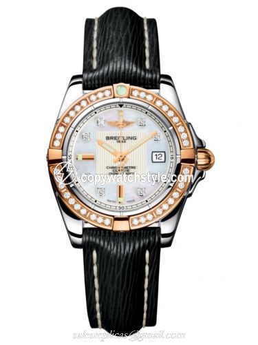 Breitling Galactic 32 Stainless Steel / Rose Gold / Diamond / Pearl Diamond / Sahara C71356LA.A712.208X Breitling Galactic 32 Stainless Steel / Rose Gold / Diamond / Pearl Diamond / Sahara C71356LA.A712.208X