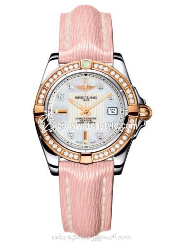 Breitling Galactic 32 Stainless Steel / Rose Gold / Diamond / Pearl Diamond / Sahara C71356LA.A712.238X Breitling Galactic 32 Stainless Steel / Rose Gold / Diamond / Pearl Diamond / Sahara C71356LA.A712.238X