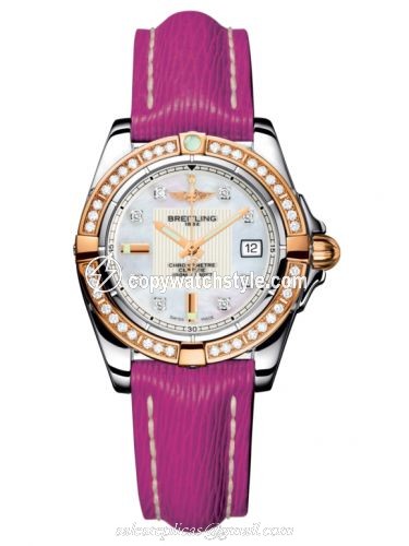Breitling Galactic 32 Stainless Steel / Rose Gold / Diamond / Pearl Diamond / Sahara C71356LA.A712.241X Breitling Galactic 32 Stainless Steel / Rose Gold / Diamond / Pearl Diamond / Sahara C71356LA.A712.241X