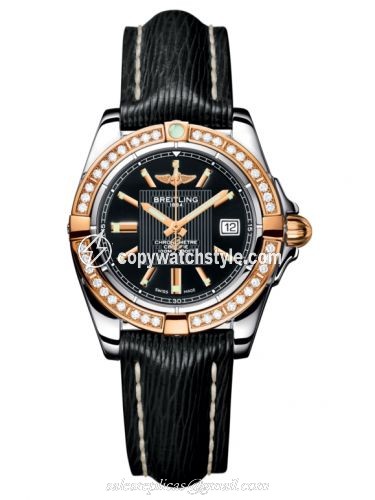 Breitling Galactic 32 Stainless Steel / Rose Gold / Diamond / Trophy Black / Sahara C71356LA.BA12.208X Breitling Galactic 32 Stainless Steel / Rose Gold / Diamond / Trophy Black / Sahara C71356LA.BA12.208X