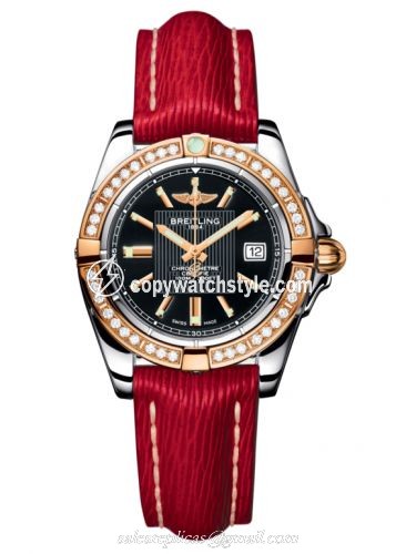 Breitling Galactic 32 Stainless Steel / Rose Gold / Diamond / Trophy Black / Sahara C71356LA.BA12.209X Breitling Galactic 32 Stainless Steel / Rose Gold / Diamond / Trophy Black / Sahara C71356LA.BA12.209X